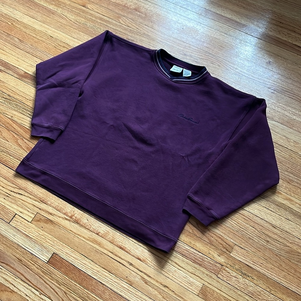 Vintage Eddie Bauer Sweatshirt / Medium / Purple - Picture 4 of 9